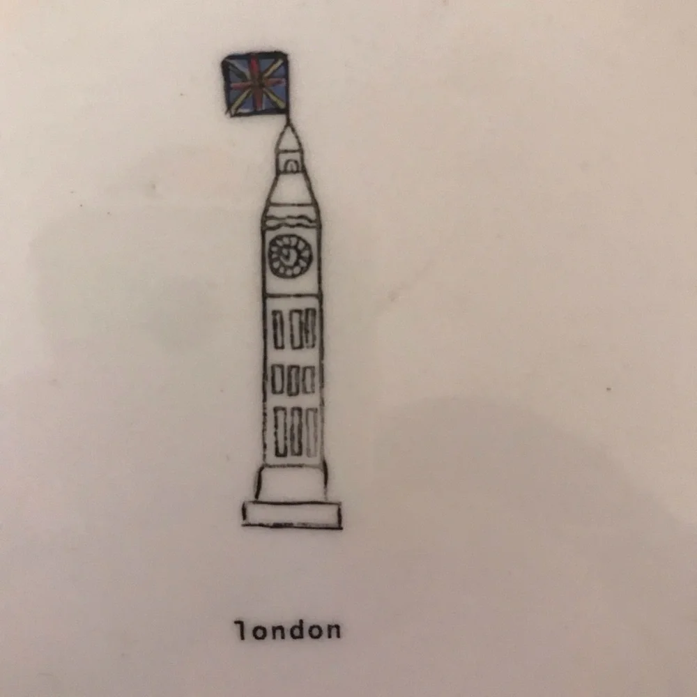 SOLD SOLD SOLD SOLD  SALE -TAKE 50% OFF - Plate - London/ Big Ben Clock - Picture 2 of 5